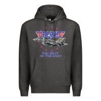Charcoal Heather top gun the best of the best Premium Hoodie - linhVisuals