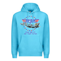 Ocean Blue top gun the best of the best Premium Hoodie - linhVisuals