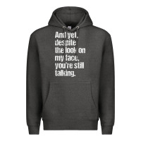 Charcoal Heather trending sarcastic adult humor Premium Hoodie - linhVisuals