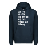 Navy trending sarcastic adult humor Premium Hoodie - linhVisuals