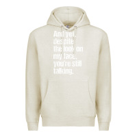 Oatmeal Heather trending sarcastic adult humor Premium Hoodie - linhVisuals