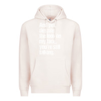 Pale Pink trending sarcastic adult humor Premium Hoodie - linhVisuals