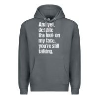 Rock trending sarcastic adult humor Premium Hoodie - linhVisuals