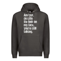 Smoke trending sarcastic adult humor Premium Hoodie - linhVisuals