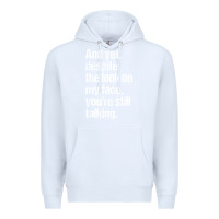 White trending sarcastic adult humor Premium Hoodie - linhVisuals