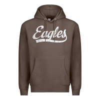 Coffee eagles school sports fan team spirit mascot gift Premium Hoodie - linhVisuals