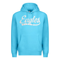 Ocean Blue eagles school sports fan team spirit mascot gift Premium Hoodie - linhVisuals