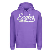 Purple eagles school sports fan team spirit mascot gift Premium Hoodie - linhVisuals