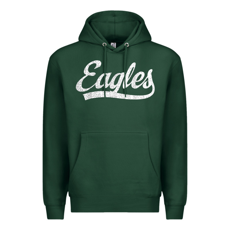Eagles School Sports Fan Team Spirit Mascot Gift Premium Hoodie by linhVisuals | Teevron