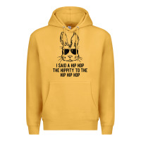 Mustard sunglass bunny hip hop hippity  easter gift  mens & womens t shirt Premium Hoodie - linhVisuals