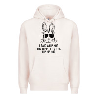 Pale Pink sunglass bunny hip hop hippity  easter gift  mens & womens t shirt Premium Hoodie - linhVisuals