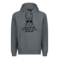 Rock sunglass bunny hip hop hippity  easter gift  mens & womens t shirt Premium Hoodie - linhVisuals