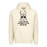 Sandshell sunglass bunny hip hop hippity  easter gift  mens & womens t shirt Premium Hoodie - linhVisuals
