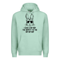 Seafoam sunglass bunny hip hop hippity  easter gift  mens & womens t shirt Premium Hoodie - linhVisuals