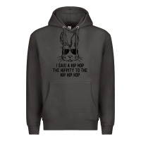 Smoke sunglass bunny hip hop hippity  easter gift  mens & womens t shirt Premium Hoodie - linhVisuals