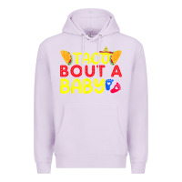 Lilac taco bout a baby pregnancy announcement cinco de mayo party t shirt Premium Hoodie - linhVisuals