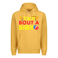 Mustard taco bout a baby pregnancy announcement cinco de mayo party t shirt Premium Hoodie - linhVisuals