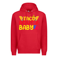 Red taco bout a baby pregnancy announcement cinco de mayo party t shirt Premium Hoodie - linhVisuals