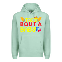 Seafoam taco bout a baby pregnancy announcement cinco de mayo party t shirt Premium Hoodie - linhVisuals