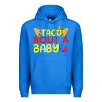 True Royal taco bout a baby pregnancy announcement cinco de mayo party t shirt Premium Hoodie - linhVisuals