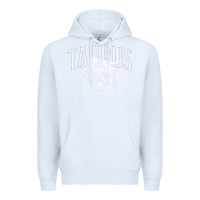 White taurus zodiac sign horoscope may astrology t shirt Premium Hoodie - linhVisuals