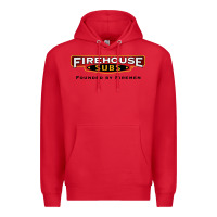 Red firehouse subs Premium Hoodie - linhVisuals