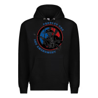 Black american patriot Premium Hoodie - linhVisuals