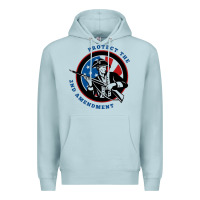 Blue Mist american patriot Premium Hoodie - linhVisuals