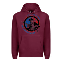 Burgundy american patriot Premium Hoodie - linhVisuals
