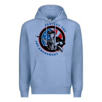 Colony Blue american patriot Premium Hoodie - linhVisuals