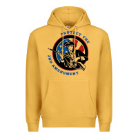 Mustard american patriot Premium Hoodie - linhVisuals
