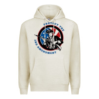 Oatmeal Heather american patriot Premium Hoodie - linhVisuals