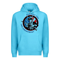 Ocean Blue american patriot Premium Hoodie - linhVisuals