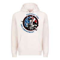 Pale Pink american patriot Premium Hoodie - linhVisuals