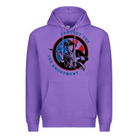 Purple american patriot Premium Hoodie - linhVisuals