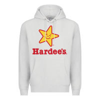 Dove Grey hardee's Premium Hoodie - linhVisuals