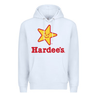 White hardee's Premium Hoodie - linhVisuals