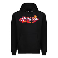 Black hardee's Premium Hoodie - linhVisuals
