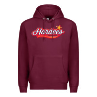 Burgundy hardee's Premium Hoodie - linhVisuals