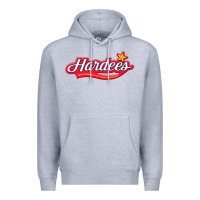 Heather Grey hardee's Premium Hoodie - linhVisuals
