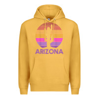 Mustard arizona   vintage retro cactus souvenir gift t shirt Premium Hoodie - linhVisuals