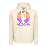 Tofu arizona   vintage retro cactus souvenir gift t shirt Premium Hoodie - linhVisuals