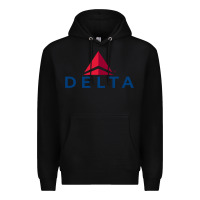 Black DELTA Premium Hoodie - linhVisuals