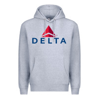 Heather Grey DELTA Premium Hoodie - linhVisuals