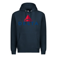 Navy DELTA Premium Hoodie - linhVisuals