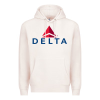 Pale Pink DELTA Premium Hoodie - linhVisuals