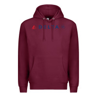 Burgundy DELTA SKY TEAM Premium Hoodie - linhVisuals