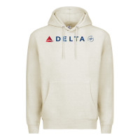 Oatmeal Heather DELTA SKY TEAM Premium Hoodie - linhVisuals