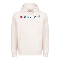 Pale Pink DELTA SKY TEAM Premium Hoodie - linhVisuals