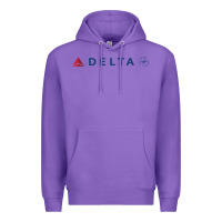 Purple DELTA SKY TEAM Premium Hoodie - linhVisuals